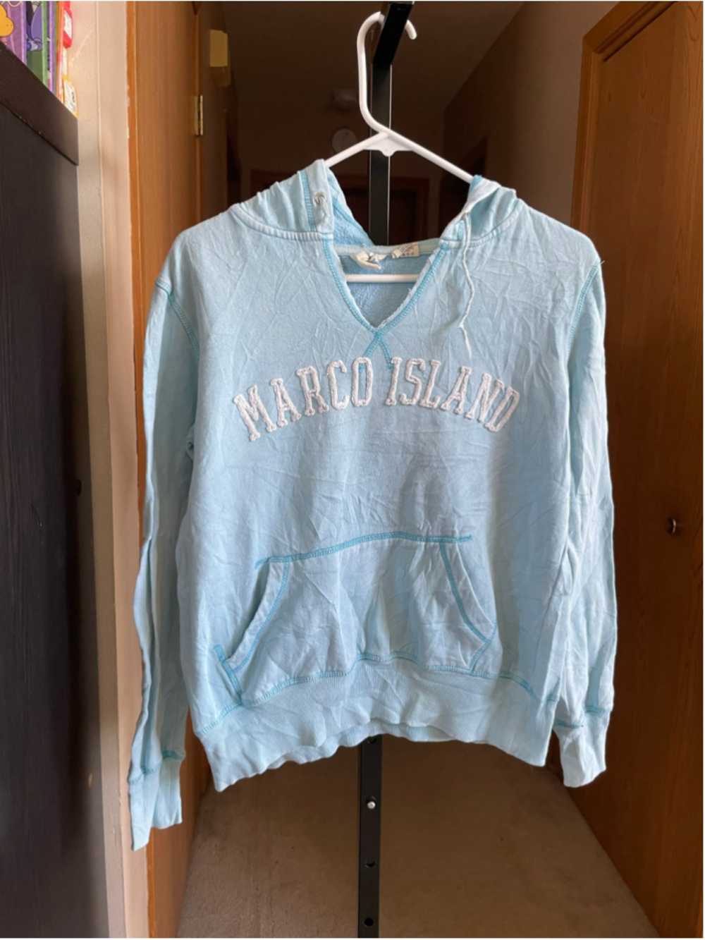 Women's Blue 84 Light Blue Marco Island Hoodie M